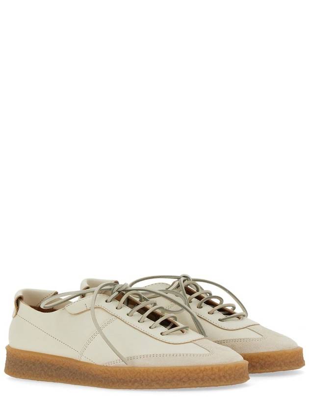 Crespo Leather Low Top Sneakers White - BUTTERO - BALAAN 3