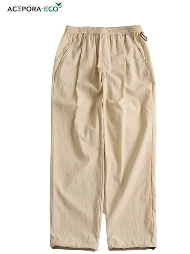 Nylon washer long pants beige - OFFGRID - BALAAN 1