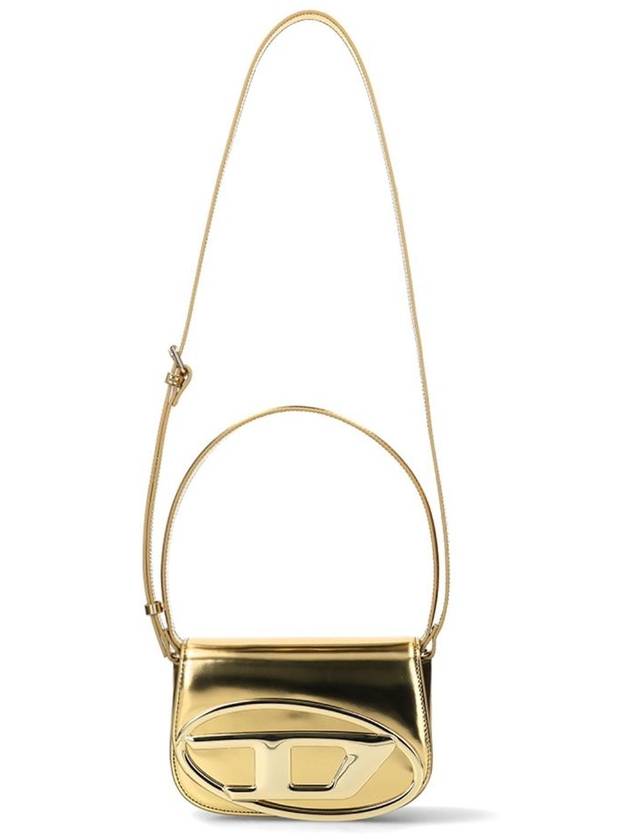 1DR Mirrored Leather Shoulder Bag Gold - DIESEL - BALAAN 4