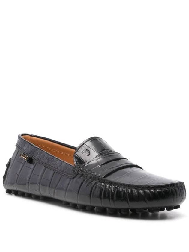 Tod'S Crocodile Print Rubber Loafer Shoes - TOD'S - BALAAN 2