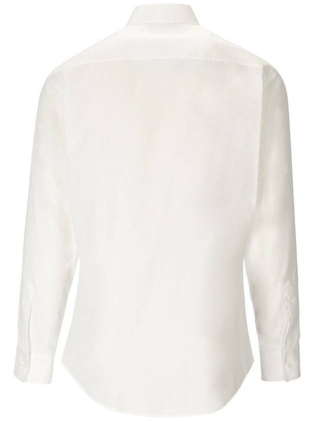 mini logo long sleeve shirt white - DSQUARED2 - BALAAN 3