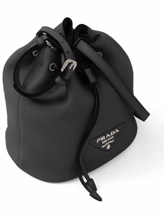 Prada triangle logo lettering bucket bag 1BE060 - SAINT LAURENT - BALAAN 2