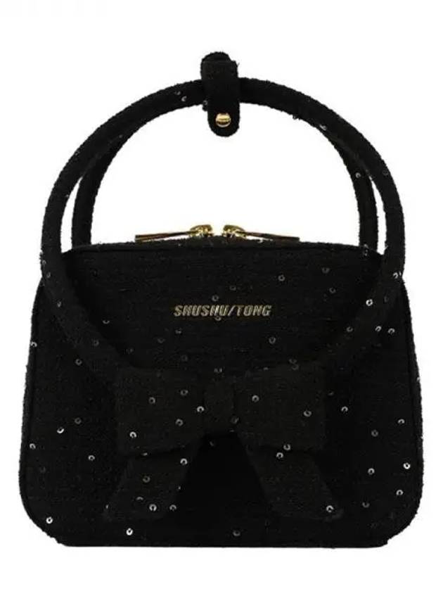 SHUSHU TONG logo embellished sequin detail tote bag - SHUSHU/TONG - BALAAN 1