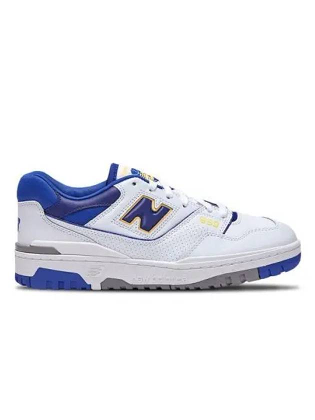 550 Lakers Logo Low Top Sneakers Infinity Blue White - NEW BALANCE - BALAAN 2