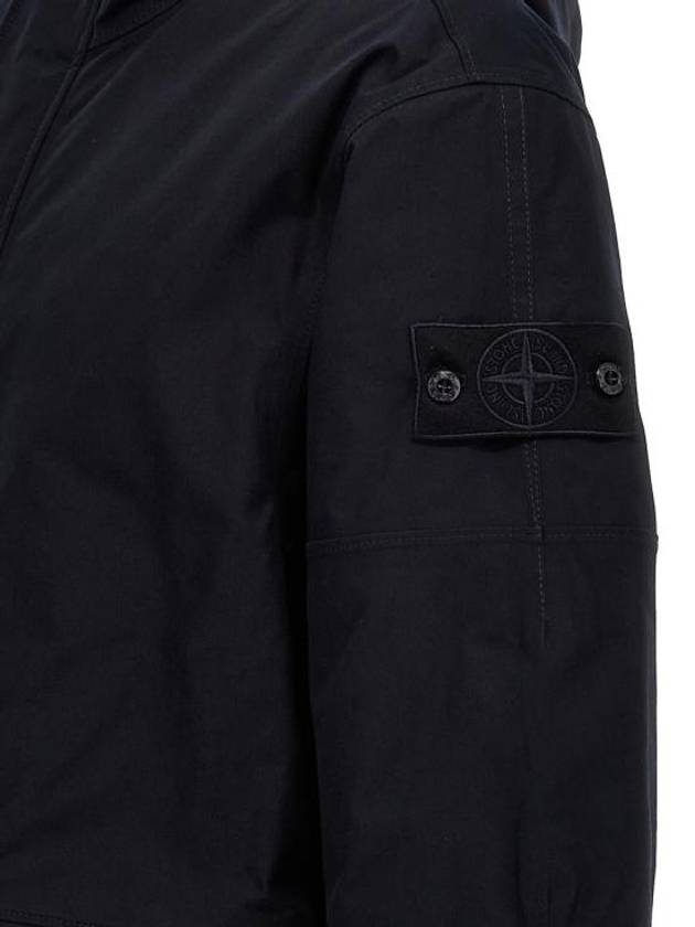 Ghost Piece Nylon Hooded Jacket Navy - STONE ISLAND - BALAAN 5