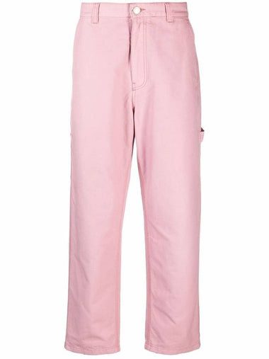 Men's Worker Fit Straight Pants Pink - AMI - BALAAN 1