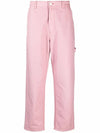 Men's Worker Fit Straight Pants Pink - AMI - BALAAN 1