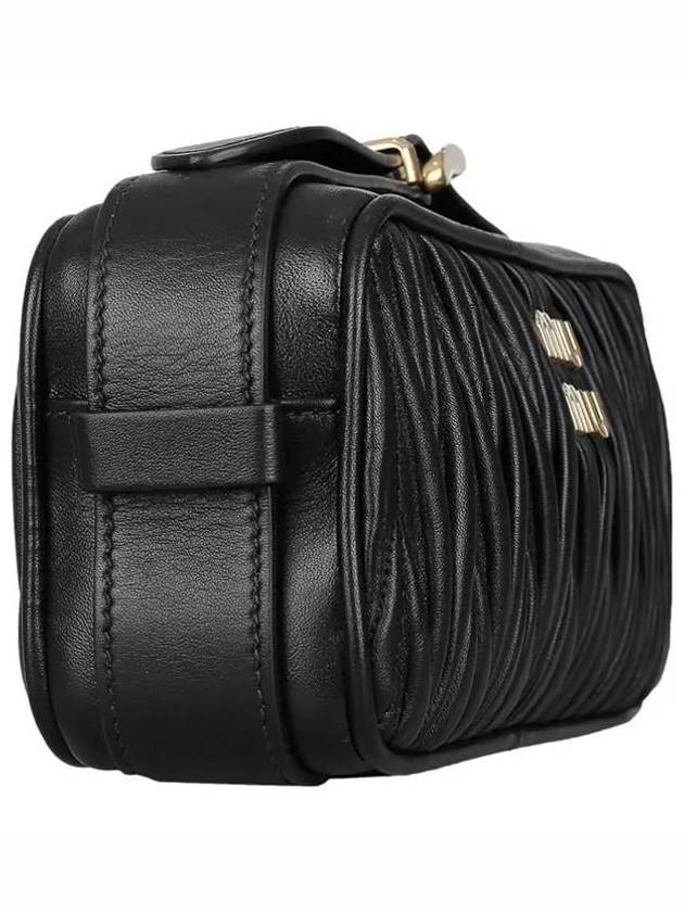 Materasse Nappa Leather Cross Bag Black - MIU MIU - BALAAN 4