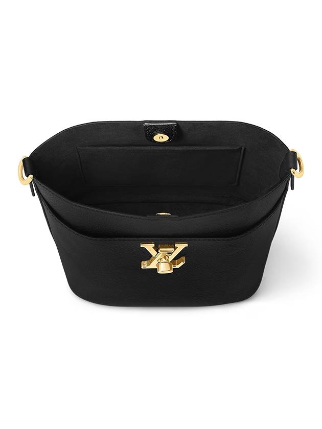 Lock And Walk Shoulder Bag Black - LOUIS VUITTON - BALAAN 4