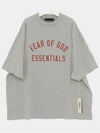 Jersey Crew Neck Short Sleeve T-Shirt Grey - FEAR OF GOD - BALAAN 4