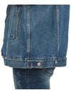 Oversized Denim Jacket Mid Blue - ACNE STUDIOS - BALAAN 9