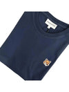 Fox Head Patch Regular Short Sleeve T-Shirt Navy - MAISON KITSUNE - BALAAN 4