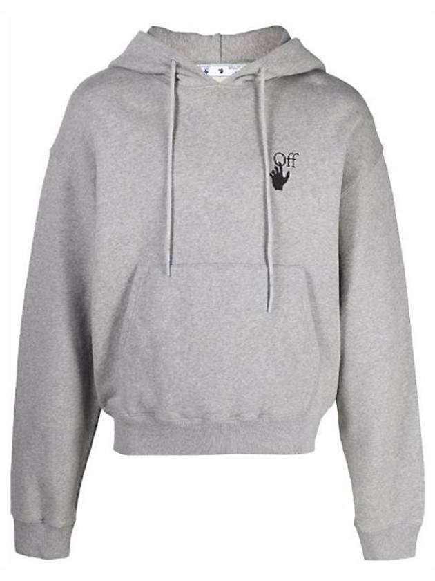 Men's Degrade Arrow Overfit Hoodie Gray - OFF WHITE - BALAAN 2