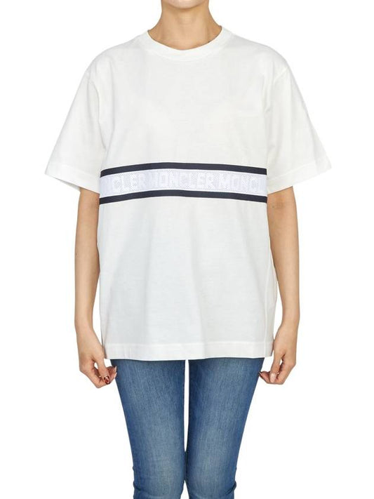 Monclair logo women s short sleeve t shirt 8C00027 829HP 033 - MONCLER - BALAAN 1