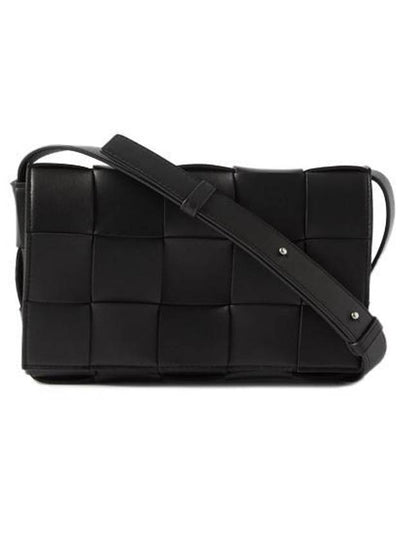 Intrecciato Cassette Cross Bag Black - BOTTEGA VENETA - BALAAN 2