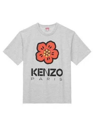 Balk Flower Short Sleeve T Shirt Ivory PFD55TS4454SO - KENZO - BALAAN 1