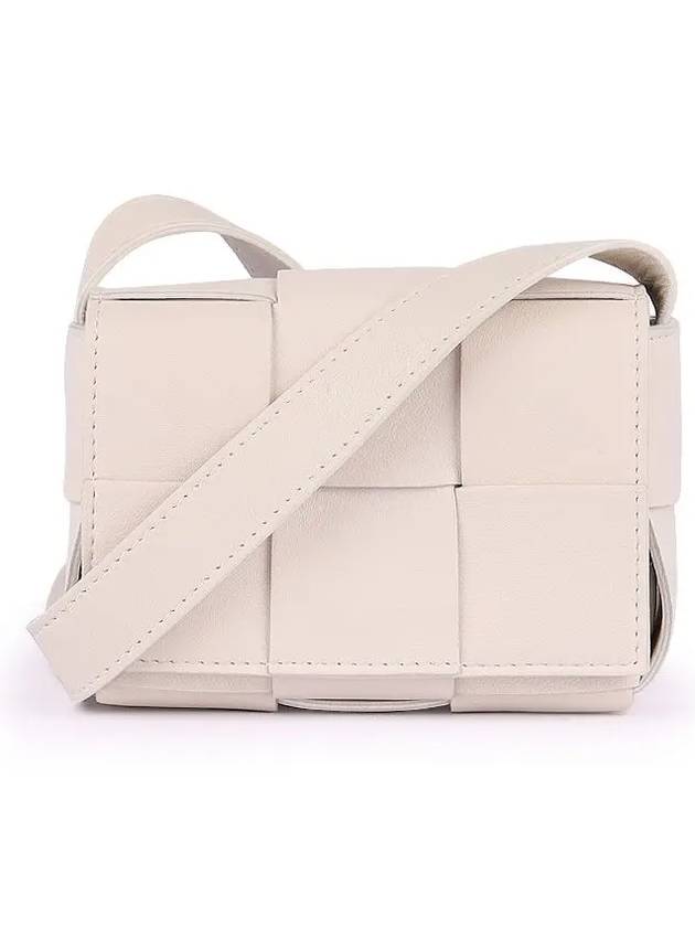 Intrecciato Cassette Small Cross Bag White - BOTTEGA VENETA - BALAAN 2