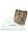 Check Cotton Bucket Bag Beige - BURBERRY - BALAAN 3