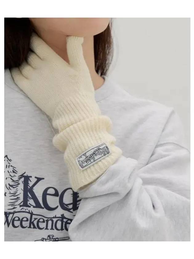 Finger hole label point long glove KD3KGF6102FVAA - KEDS - BALAAN 1