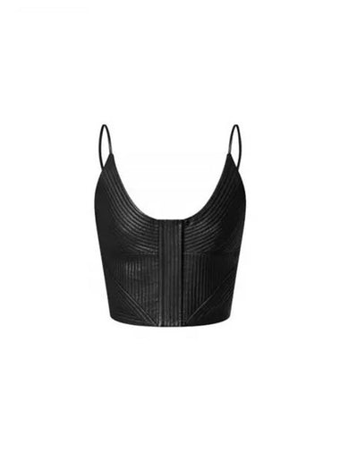 Pinstripe Leather Camisole 1AFFHQ - LOUIS VUITTON - BALAAN 1