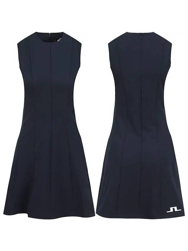 Golf Jasmin Short Dress Navy - J.LINDEBERG - BALAAN 3