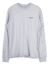 Diag Outline Skate Sweatshirt Gray - OFF WHITE - BALAAN 2