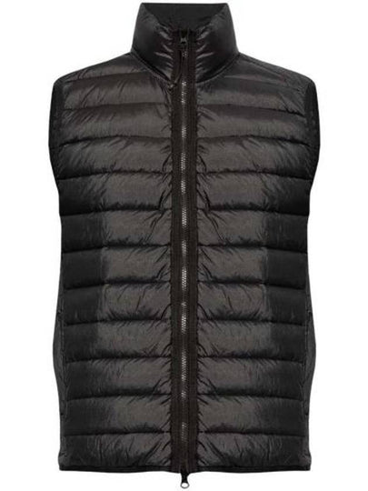 Loom Woven Chambers Recycled Nylon Down TC Vest Black - STONE ISLAND - BALAAN 2