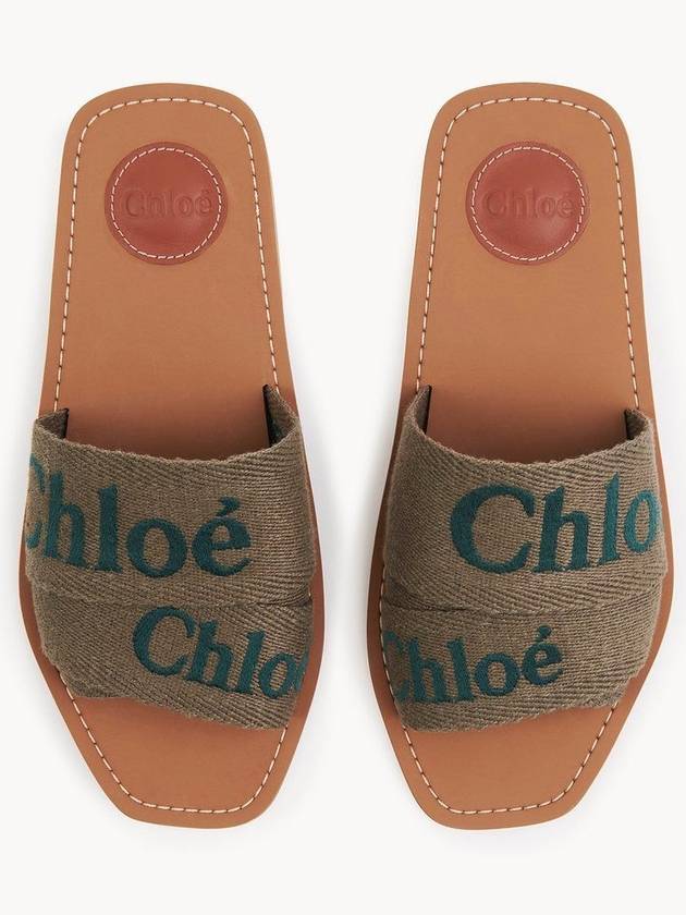 CHLOÉ WOODY FLAT MULE - CHLOE - BALAAN 3