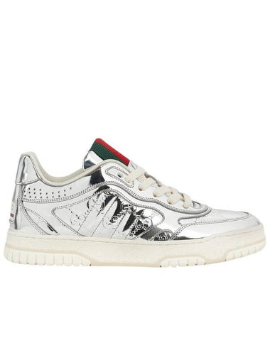 Re Web Low Top Sneakers Silver - GUCCI - BALAAN 1