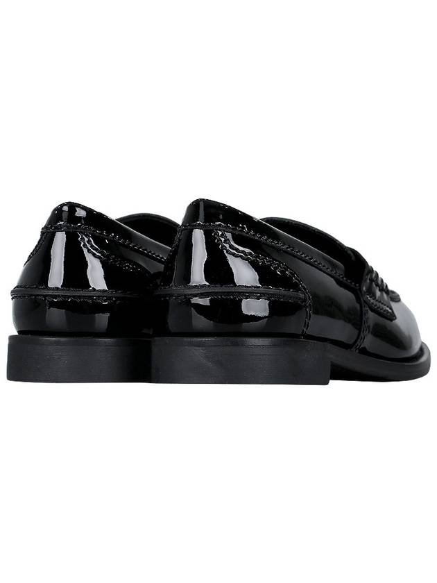 Patent Leather Penny Loafers Black - MIU MIU - BALAAN 6