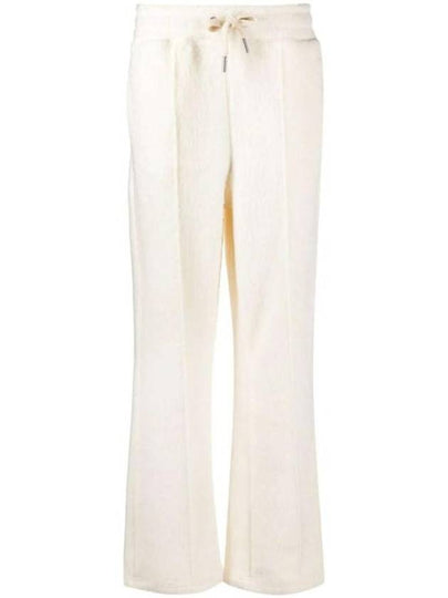 Drawstring Seam Detail Track Pants Ivory - AMI - BALAAN 2