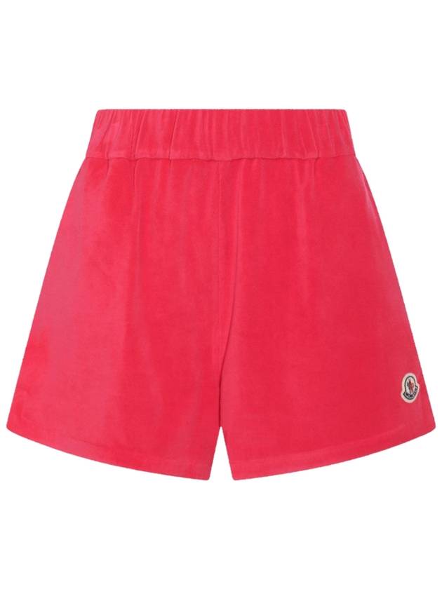 Women's Terrycloth Shorts Fuchsia - MONCLER - BALAAN 1