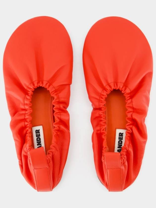 Ballerinas - Jil Sander - Leather - Red - JIL SANDER - BALAAN 4