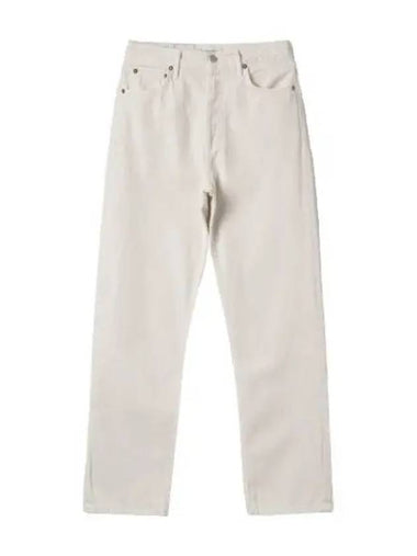 A Goldie pinch waist denim pants white jeans - AGOLDE - BALAAN 1