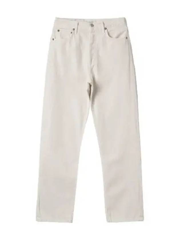 A Goldie pinch waist denim pants white jeans - AGOLDE - BALAAN 1