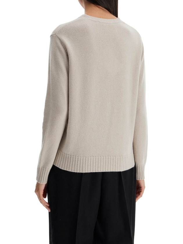 Viglio crew neck long sleeve knit top sand - MAX MARA - BALAAN 4