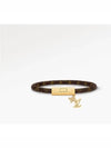 LV Push Bracelet Monogram Canvas Gold M1035F M1035E - LOUIS VUITTON - BALAAN 3