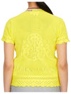 Golf Wear Women s Short Sleeve Knit MLW 3A AB04 YELLOW - MARK & LONA - BALAAN 5