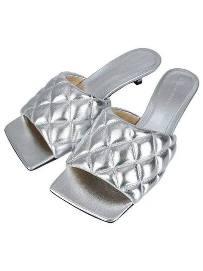 Padded Mule Silver - BOTTEGA VENETA - BALAAN 2