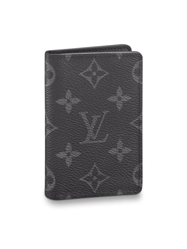 Pocket Organizer Monogram Card Wallet Black - LOUIS VUITTON - BALAAN 7