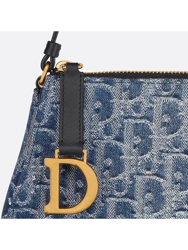 Saddle Rodeo Pouch Bag Blue - DIOR - BALAAN 6