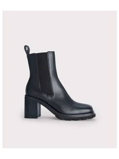 Eligah Square Toe Nappa Leather Chelsea Boots Black - BY FAR - BALAAN 2