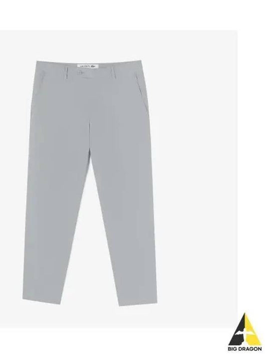 Men s Chuyeonsa Chino Pants Melange Gray - LACOSTE - BALAAN 1