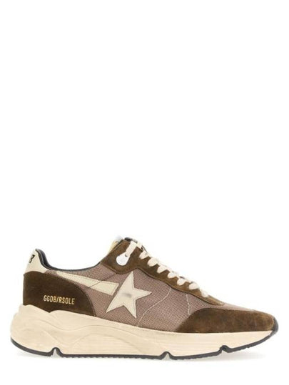 Running Sole Mesh Low Top Sneakers Olive Green - GOLDEN GOOSE - BALAAN 2