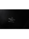 All Over VLTN Logo Clutch Bag Black - VALENTINO - BALAAN 7