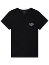 Denise Embroidered Short Sleeve T-shirt Black - A.P.C. - BALAAN 4