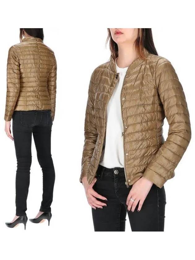 Elena Slim Fit Bomber Padding Camel - HERNO - BALAAN 2