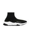 Speed Trainer  High Top Sneakers Black White - BALENCIAGA - BALAAN 2