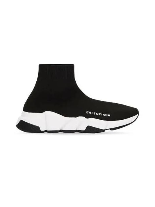 Speed Trainer  High Top Sneakers Black White - BALENCIAGA - BALAAN 2