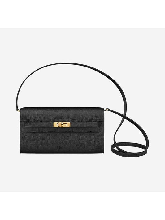 Kelly Classic To Go Long Wallet Noir - HERMES - BALAAN 1